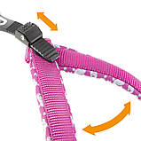Шлея для собак Ferplast Ферпласт AGILA FANTASY 5 з нейлону з м'якою обшивкою і декором, колір в асортименті, фото 6