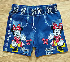 Трикотажні шорти для дівчинки (на 3, 4, 7, 9 років) Туреччина 4