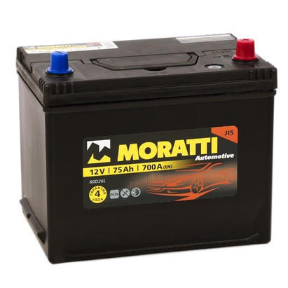 Акумулятор Moratti 6СТ-75-АЗ (1) Asia