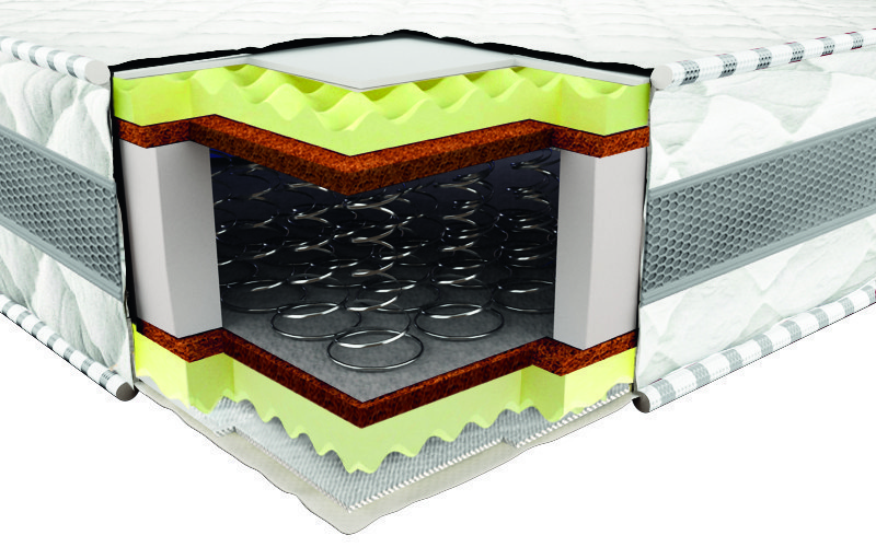 Ортопедичний матрац Престиж Кокос 3D (Bonnel) 80*190, фото 1