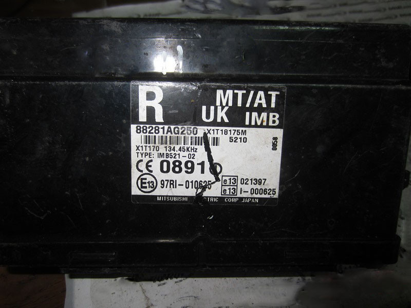 Блок керування коробкою Subaru Outback, Legacy B13 03-08, 88281AG250