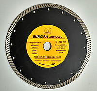 Диск алмазний Evropa 230 * 22.2 мм турбо
