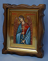 Кіот для ікони Святого Ангела Хоронителя фігурний., фото 3
