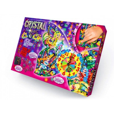 Годинник Крістал Мозаїк Жмут CRYSTAL MOSAIC CLOCK Данко Тойс