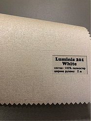 Металізовані рулонні штори Luminis NEW 201 white