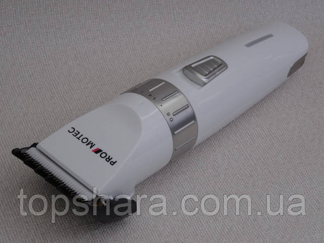 Аккумуляторная машинка для стрижки волос Promotec PM-368