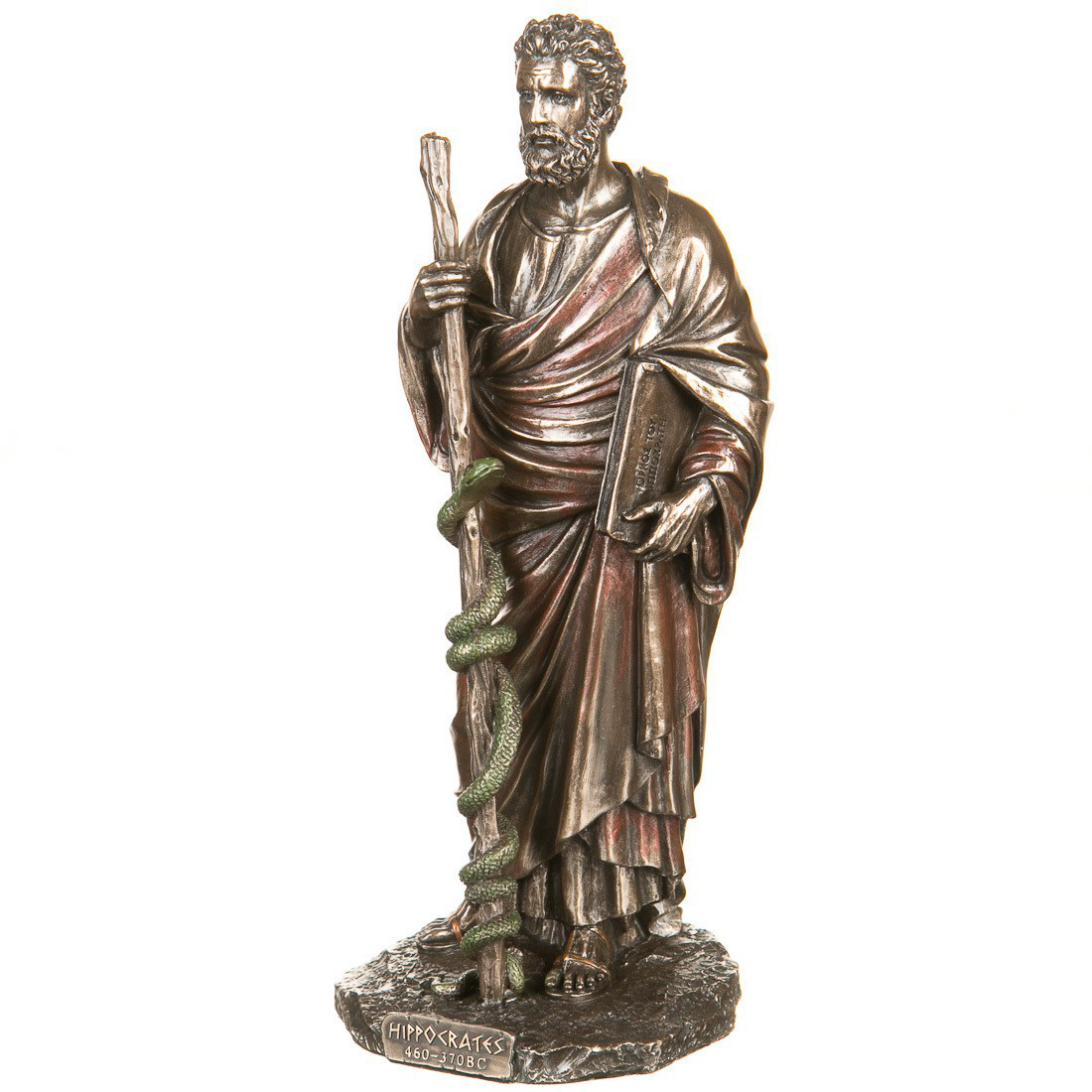 Статуэтка с брозовым покрытием Veronese врач древней Греции Гиппократ 26 см 177124 - фото 1 - id-p670704381