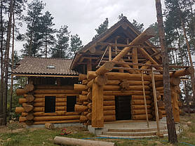 Дом после покраски.
На самом деле дом светлее, камера не смогла передать