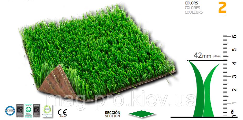 Искусственная трава мини-футбол - 40мм.Тurf Grass Испания - фото 5 - id-p670764452