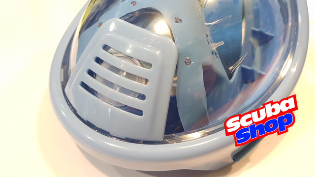Дитяча повна маска для снорклінга SCUBA+ кріплення GO PRO, розмір XS