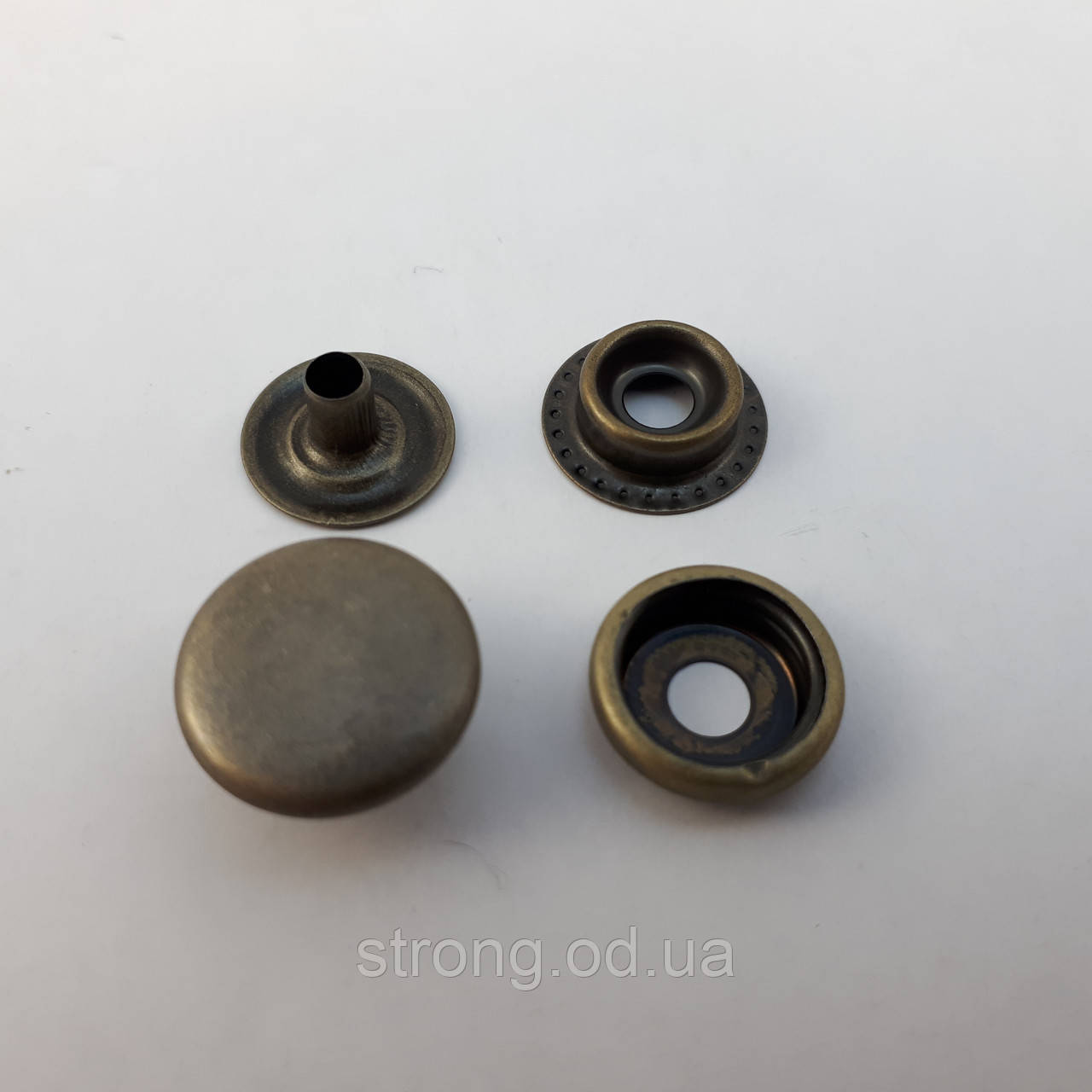 Кнопка No61 15 мм Антик Нержавійка (720 шт.) STRONG
