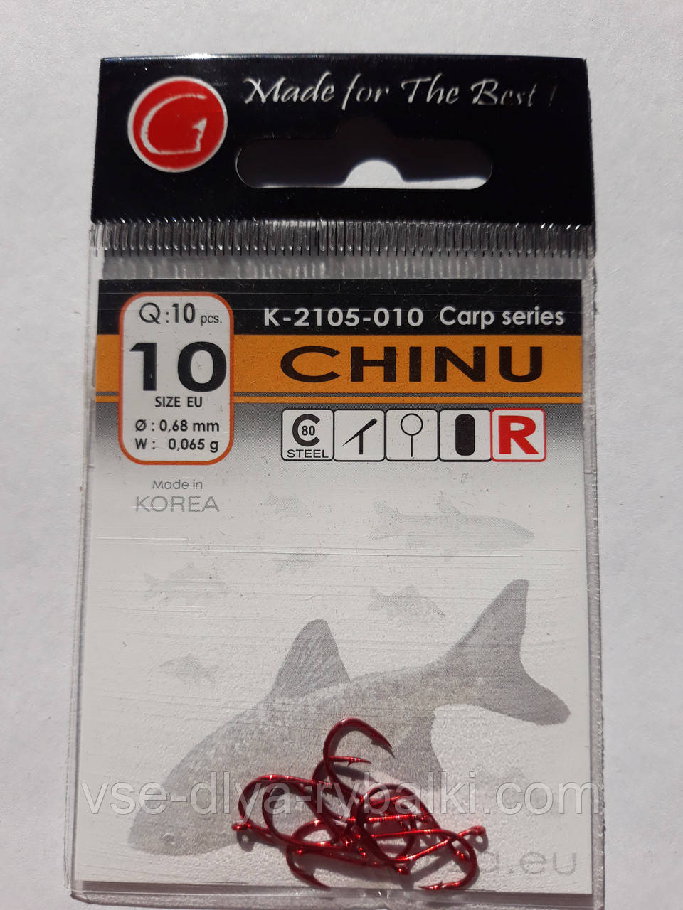 Крючки Gurza chinu red № 10 (ID#670822594), цена: 37.40 ₴, купить на ...