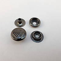 Кнопка No61 15 мм Блек Нікель dash (720 шт.) STRONG