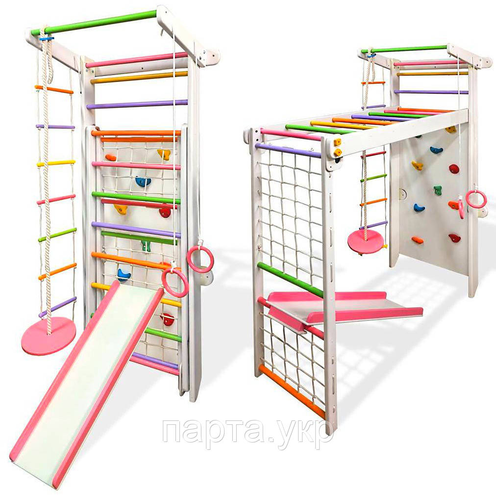 Спортивний комплекс дитячий Трансформер зі скеледром