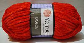 Велюрова (плюшева) пряжа DOLCE YarnArt