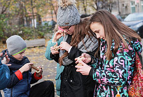 Пеший квест для детей на день рождения для Люды 13 лет 11.11.2017 6