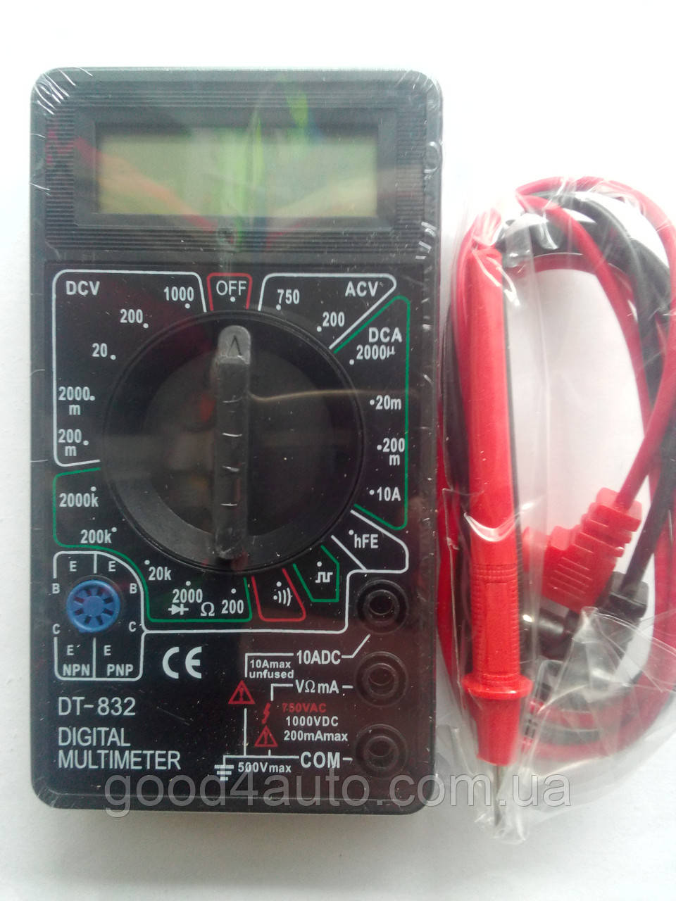 Мультиметр DT-832, фото 1