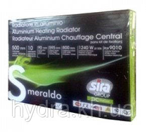 Радиатор Sira Smeraldo H.500 алюминиевый - фото 6 - id-p670856466