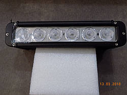 Ліхтар LED (противотуманки) додатковий світлодіодний 6 світлодіодів 60W 12V 6000 K (пр-во LED,Китай)