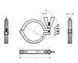 TriClamp-з'єднання ISO 2852, DIN 32676, BS 4825 (ASME BPE)/ *non standard, фото 2