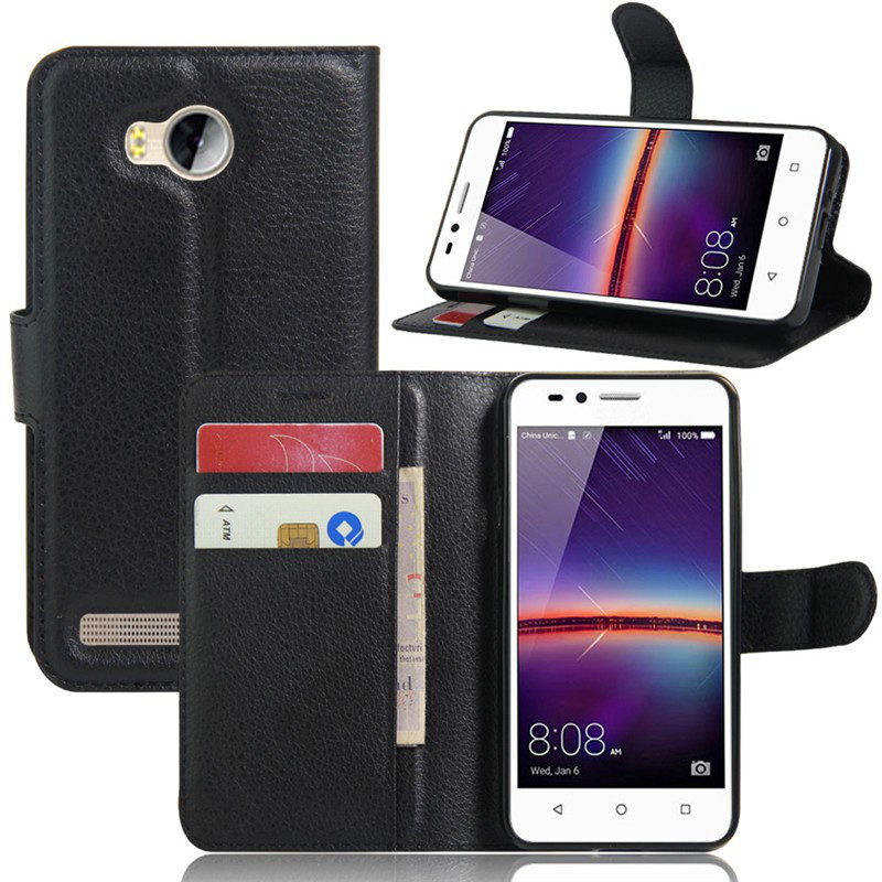 Чохол-книжка Litchie Wallet для Huawei Y3 II Чорний