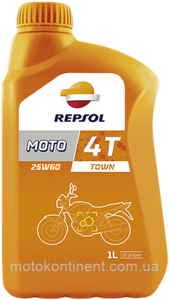 Мотоолія 25W60 REPSOL MOTO HIGH MILEAGE 4T (Репсол 25W60) мінеральна для великих пробігів, фото 2