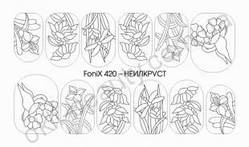 Слайдер-дизайн Fonix Нейлкруст 420 Квіти