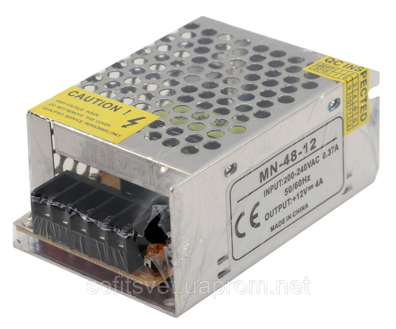 Блок питания для светодиодной ленты 12V 48W IP20 Сompact - фото 1 - id-p670907105