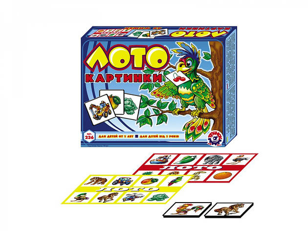 Настольная игра «ТехноК» (0236) Настольная игра Лото с рисунками, фото 1