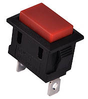 Кнопка без фіксації АСКО-УКРЕМ PBS-101 R/B червона 6 А 250 В