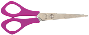 Ножиці дитячі 142 мм, для лівші, рожевий, KIDS Line (ZB.5002-10)