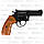 Револьвер me-38 magnum 4r чорний дерев'яна рукоятка, фото 2