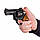 Револьвер me-38 magnum 4r чорний дерев'яна рукоятка, фото 4