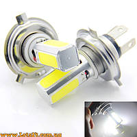 Автолампи H4 COB LED 6500K автолампи світлодіодні автолампи авто лед лампи авто лампа лед світлодіодна дхо на авто