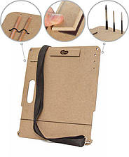 Планшет А3 40х47 см із магнітним затискачем і ременем МДФ Rosa Studio, 50064047