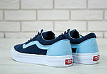 Кеди Vans Old Skool dress blues captain's blue (унісекс). (топ ААА+), фото 3