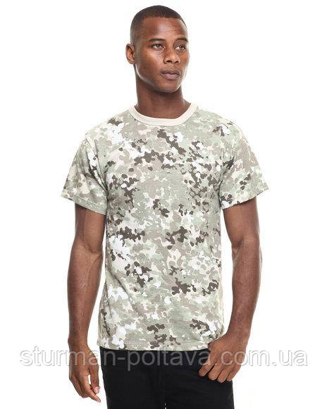 Футболка чоловіча камуфляж - TOTAL CAMO полікотон 60/40 ROTCHO США