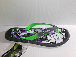 Чоловiчi в'єтнамки Rider R1 Energy VI Black/Green 82024 (42/45/46)