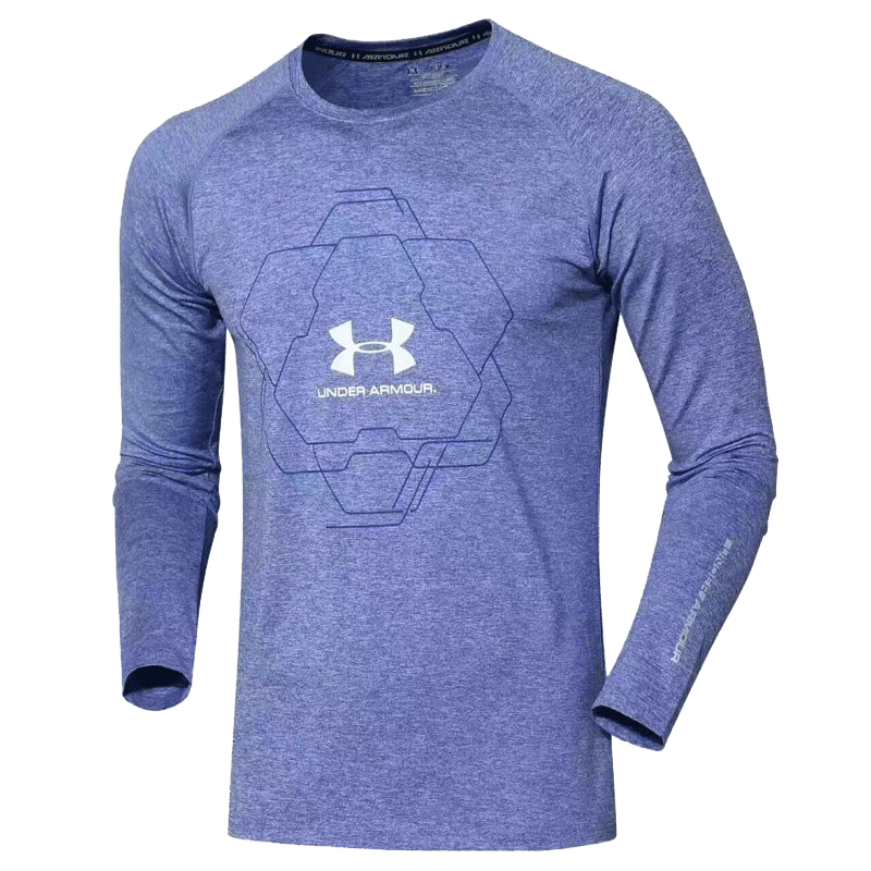 Футболка з довгими рукавами Under Armour HeatGeatr Compression G031605-3 M Синя (G031605-3)