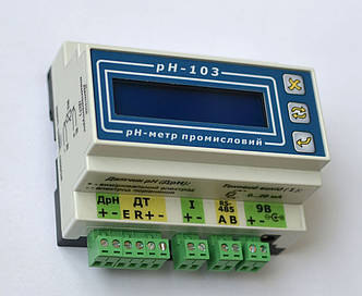 PH-метр промисловий pH-103, промисловий стаціонарний, рН-контролер, перетворювач рН, рН-перетворювач