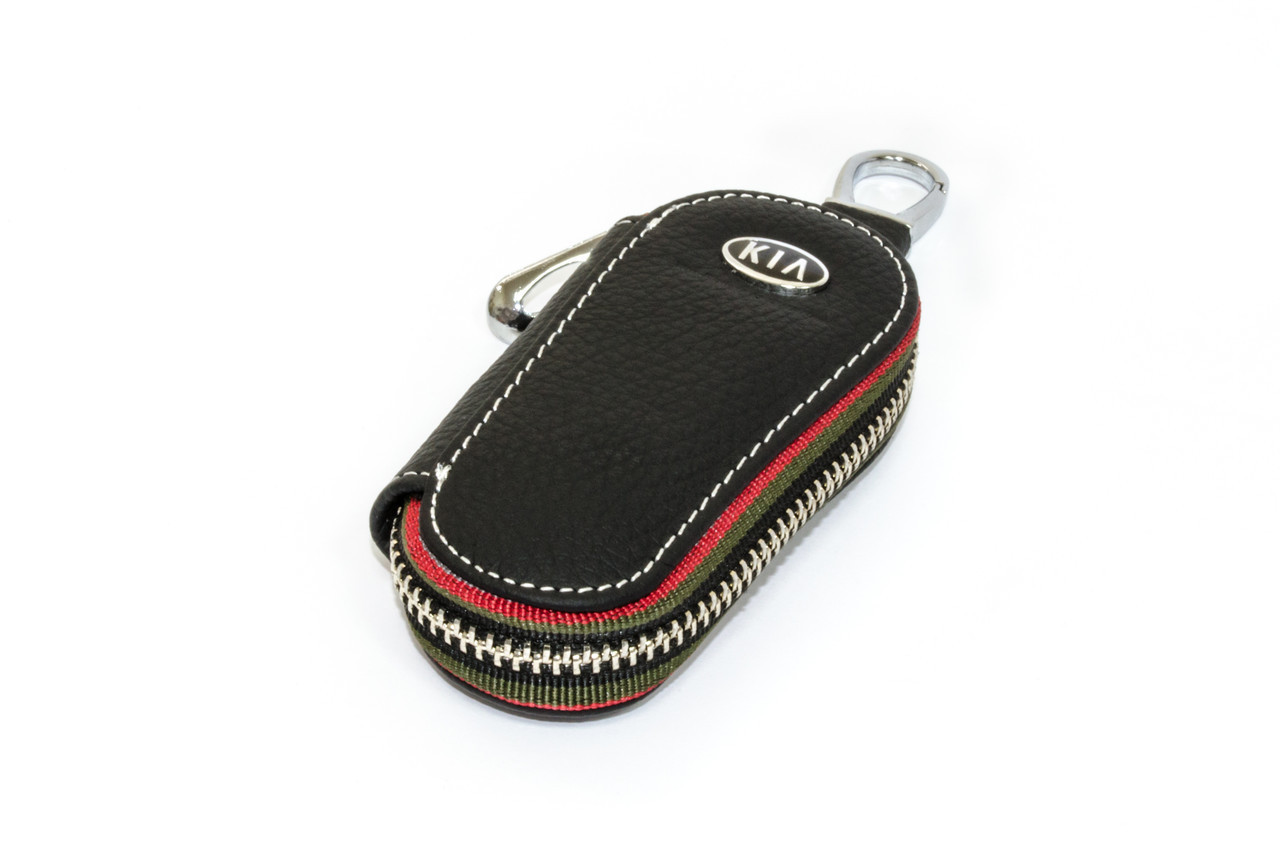 Ключниця Carss з логотипом KIA 05005 чорна