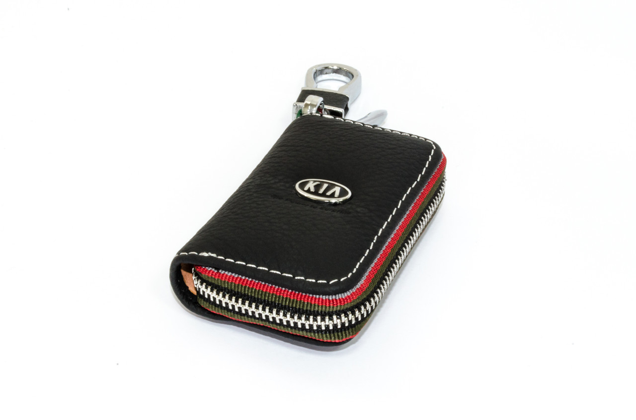 Ключниця Carss з логотипом KIA 05006 чорна