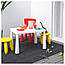 Стіл дитячий IKEA MAMMUT для дому/вулиці білий 77x55 см, 503.651.77, фото 4