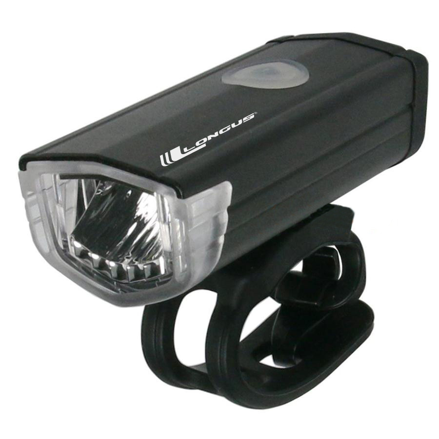 Світло переднє Longus 3W LED 3F USB 200Lum Li-Ion USB