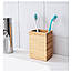 Стакан для зубних щіток IKEA DRAGAN  бамбук 302.714.91, фото 3