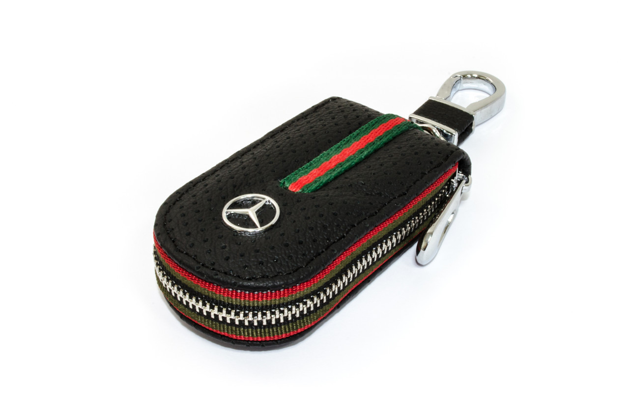 Ключниця Carss з логотипом MERCEDES 02007 чорна