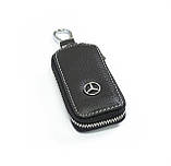 Ключниця Carss з логотипом MERCEDES 02010 чорна, фото 4