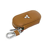 Ключниця Carss з логотипом MITSUBISHI 11001 коричнева, фото 6