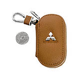 Ключниця Carss з логотипом MITSUBISHI 11001 коричнева, фото 7
