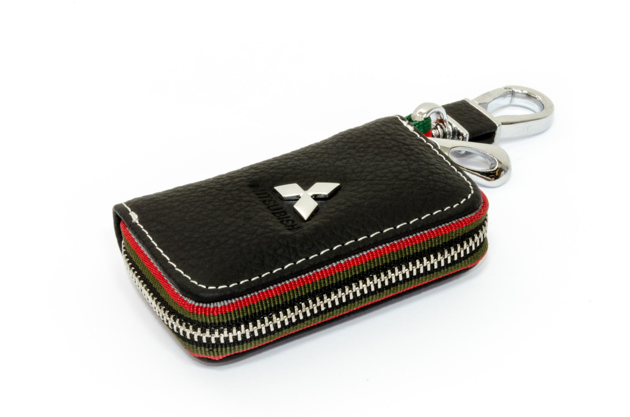 Ключниця Carss з логотипом MITSUBISHI 11006 чорна